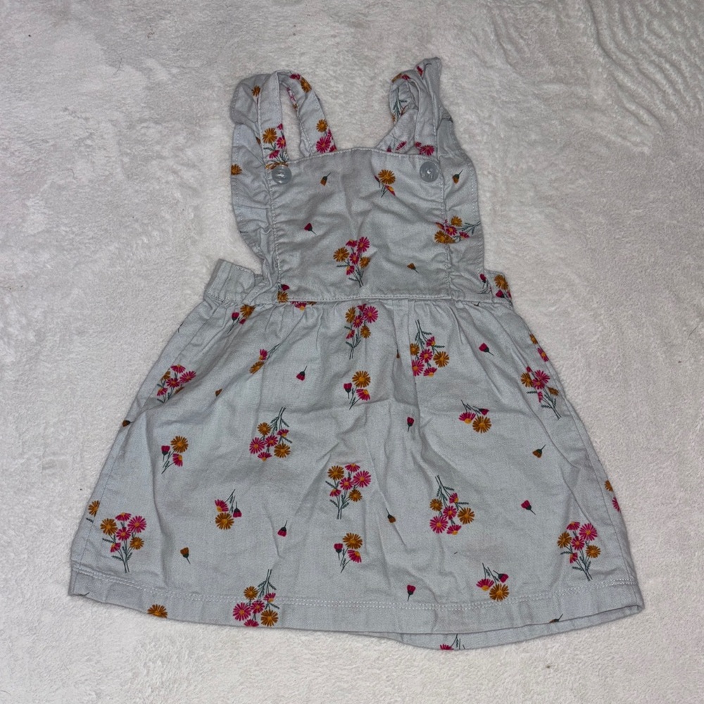 carters 18 month blue Floral Print Baby Dress